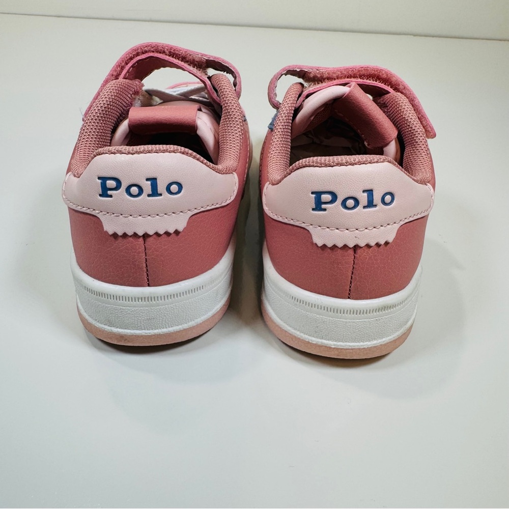 Polo Ralph Lauren Toddler Girls Masters Court Fastening Strap Casual Sneakers - Picture 6 of 11